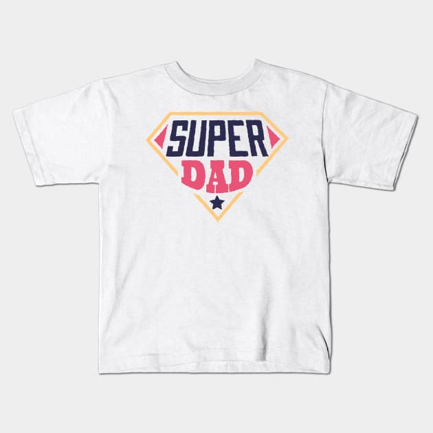 Super Dad Kids T-Shirt by Shalini Kaushal